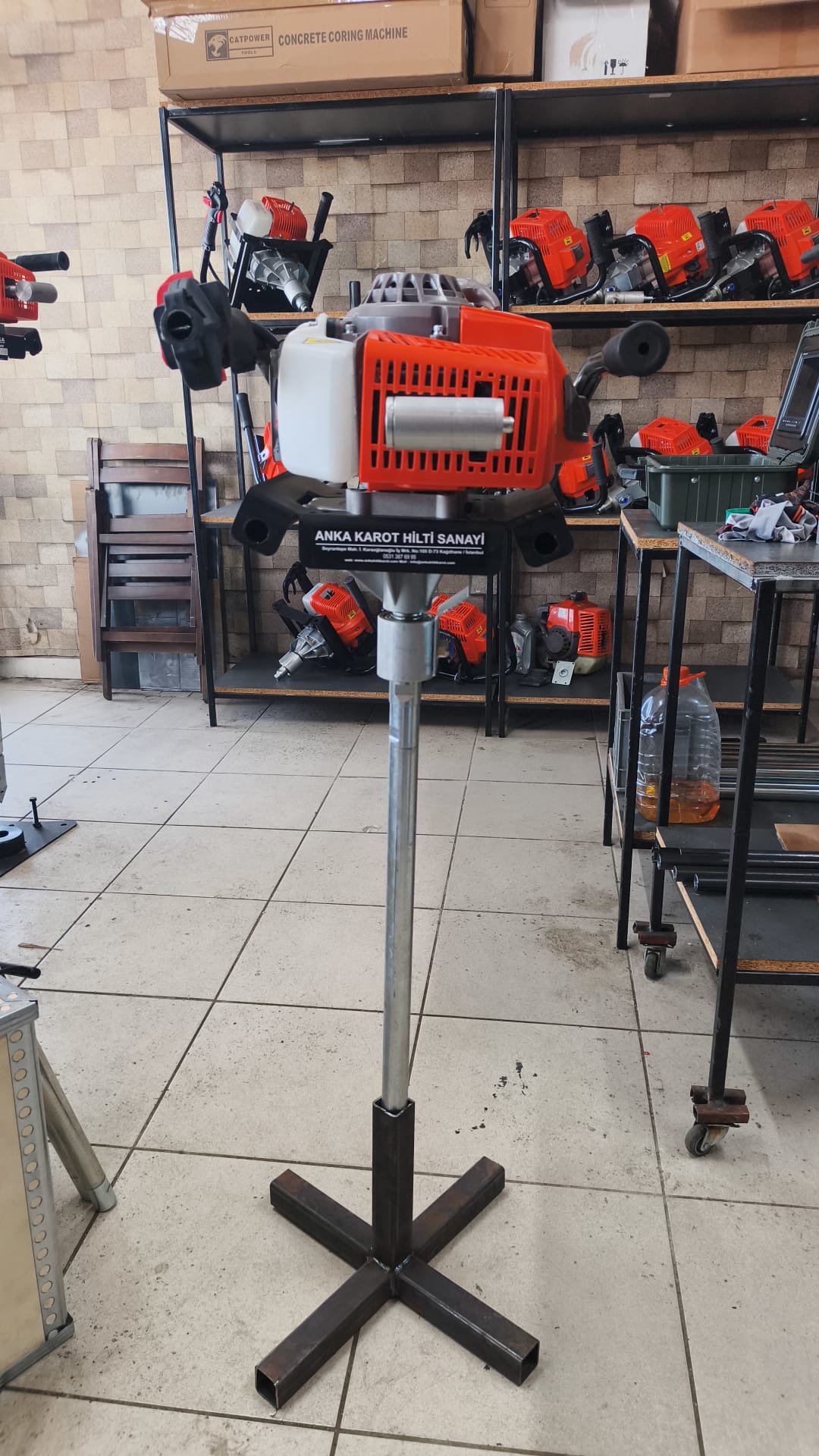 5,5 Redüktörlü El Karot Makinesi